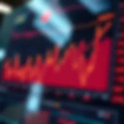 A detailed chart showing semiconductor stock trends