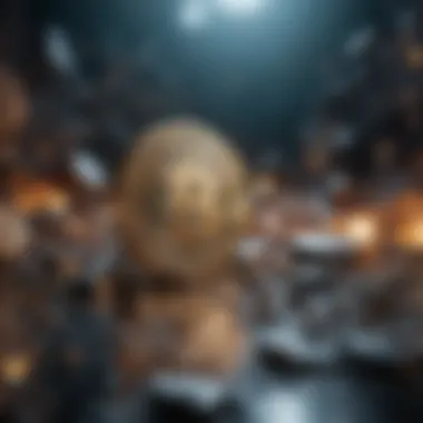Abstract Representation of Cryptocurrency Mining An abstract representation of cryptocurrency mining