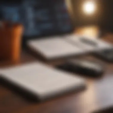 Business Planning Essentials A sleek notebook and pen on a desk symbolizing business planning