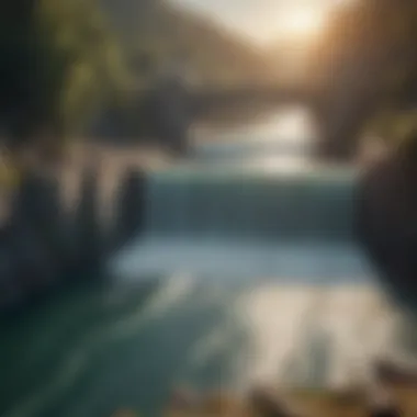 The Role of Hydroelectric Power Hydroelectric dam producing renewable energy