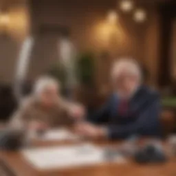 Conceptual representation of retirement planning