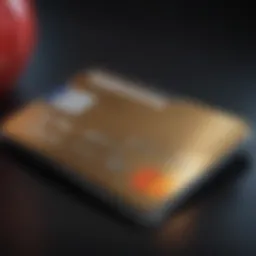 Conceptual representation of credit card payments for debt settlement