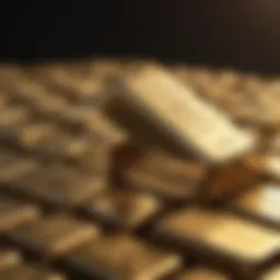 Visual representation of gold price trends and fluctuations over time