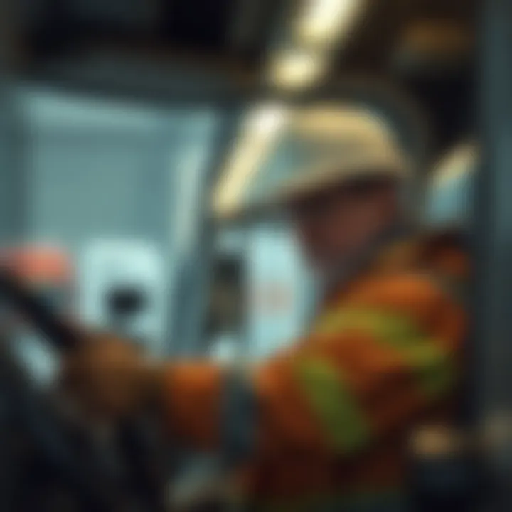 Owner operator analyzing risk management strategies