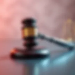 A gavel symbolizing justice in insurance disputes