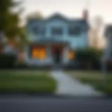Curb appeal enhancement for a vacant house