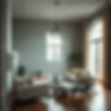 Staging techniques for an empty property