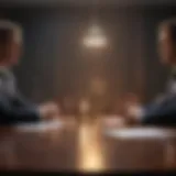 Boardroom discussion on executive compensation