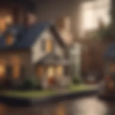 Illustration showcasing different types of mortgages available in the market.