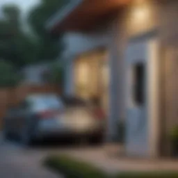 Tesla charger installation at home