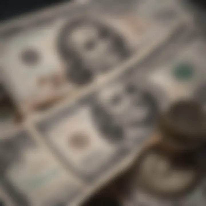 Illustration depicting the dynamic exchange rate between Mexican pesos and US dollars.